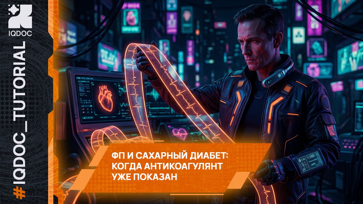 ФП и сахарный диабет: как проверить показания к антикоагуляции